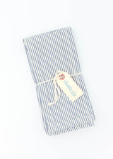 Ticking Napkin Set - Indigo