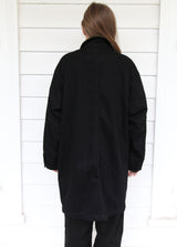 Town & Country Coat - Washed Black