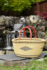 Large Oval Picnic Basket - Assorted