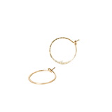 Gold Cleopatra Hoop Earrings