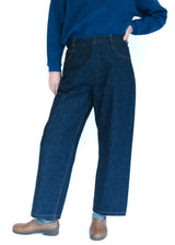 Denim Straight Pants - Indigo