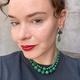 Knotted Aventurine Necklace - KNT7-AVN - approx. 16 1/2"