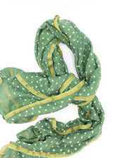 Bandhani Dupatta Scarf - Green