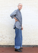 Chambray Work Shirt - Navy