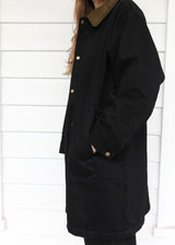 Town & Country Coat - Washed Black