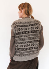 Fair Isle Vest - Natural