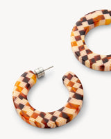 Kate Hoops in Tortoise Checker