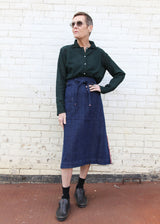 Wrap Skirt - Indigo OS