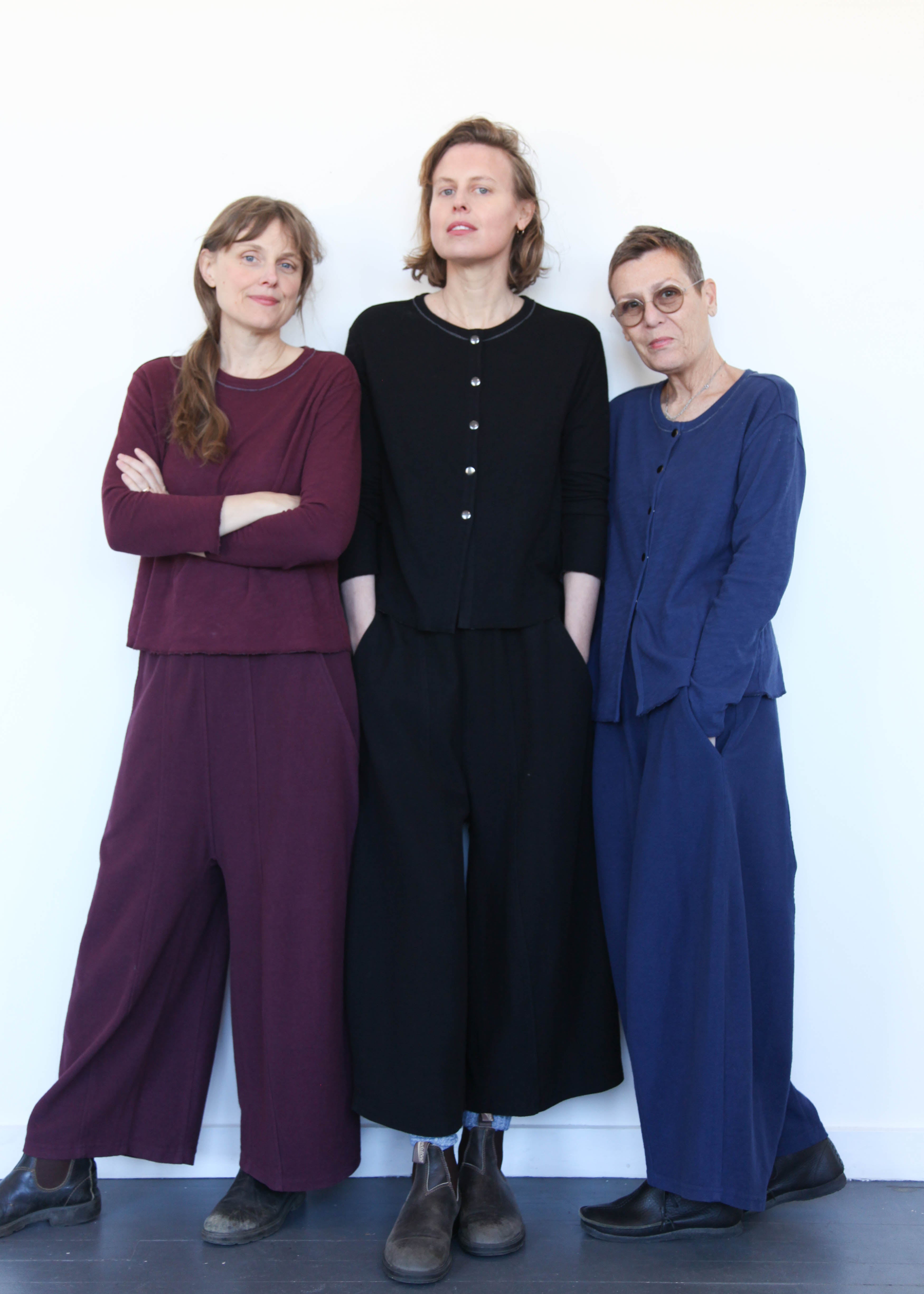 【SATIIIZ】Ovid stitch line wide pants SATIIIZ】Ovid stitch line wide pants Stripes & Stitches Wide