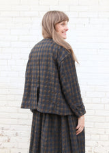 Gingham Check Jacket (Woven) - One Size