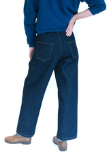 Denim Straight Pants - Indigo