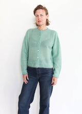 Cardigan - Green/Gray