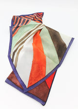Printed Silk Scarf - Oblique