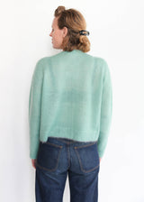 Cardigan - Green/Gray
