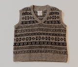 Fair Isle Vest - Natural