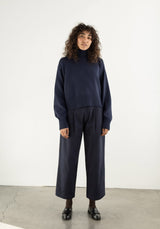 Crop Turtleneck Marine