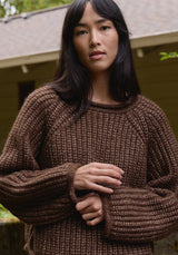 Roll Raglan- Walnut