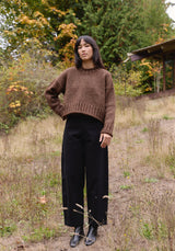 Roll Turtleneck- Walnut
