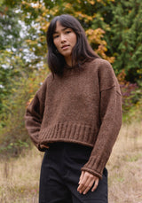 Roll Turtleneck- Walnut