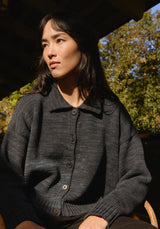 Collared Cardigan Midnight