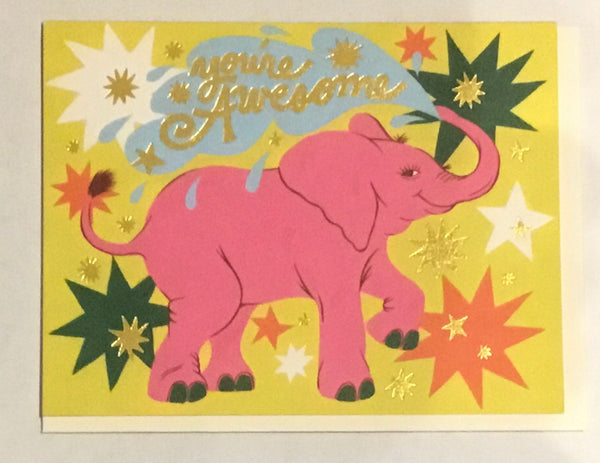 Awesome Elephant Friendship Card