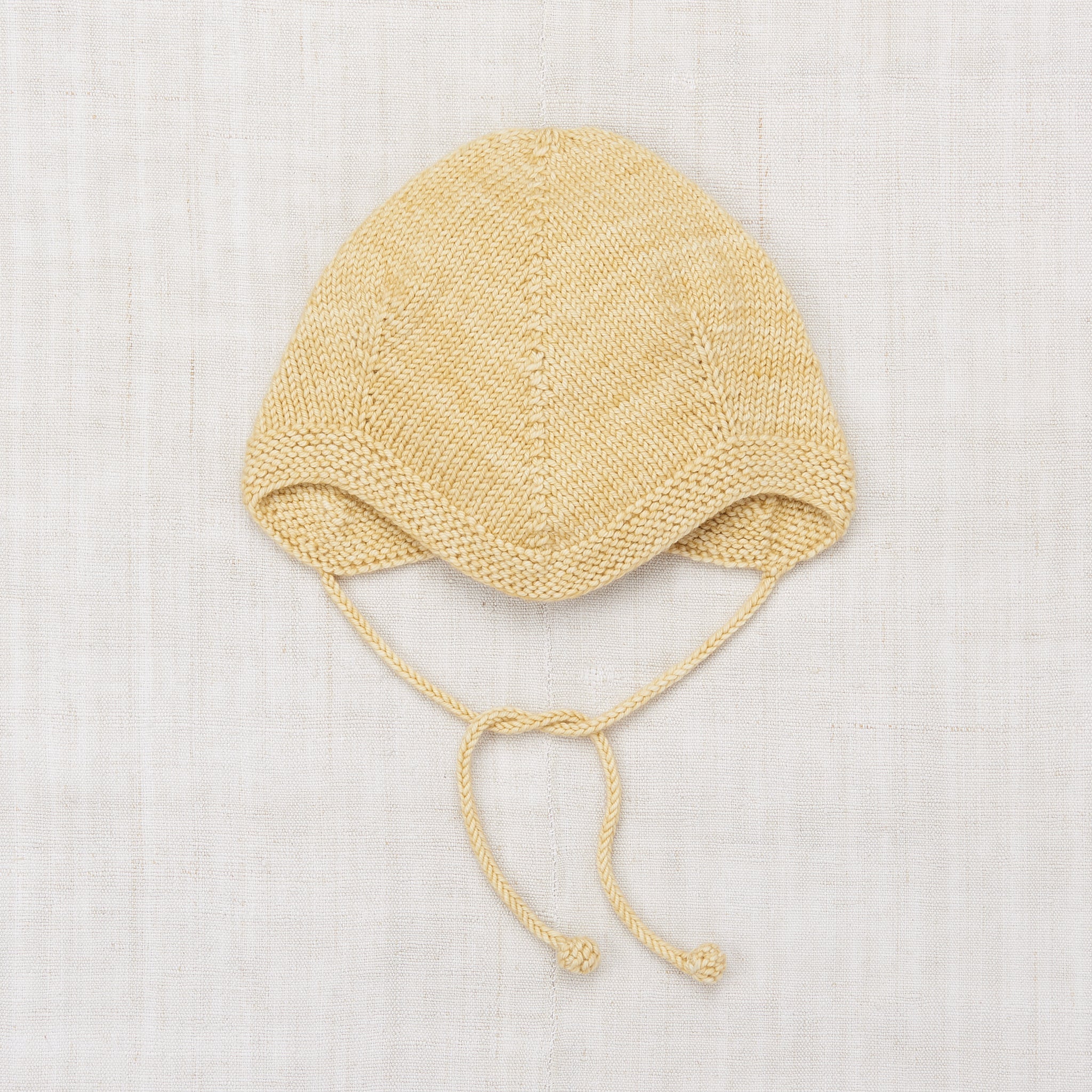 Layette Acorn Bonnet - Linen – Abigail Rose & Lily Too