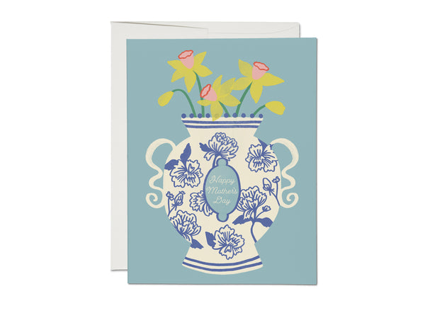 Happy Mother’s Day Chinoiserie Vase Card