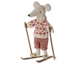 Ski & Poles Set, Mom & Dad Mouse