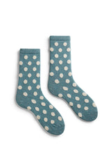 Women’s Dot Wool Cashmere Crew Socks