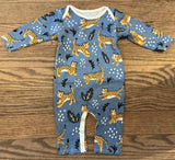 Long Sleeve Romper - Wildcats Lake Blue