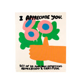 I Appreciate You - Set of 20 Postcards Expressing Admiration & Gratitude