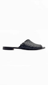 Woven Slide - Black