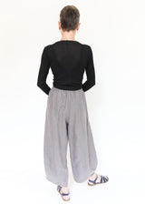 Tucked Hem Pant - Eiffel Tower