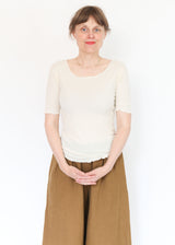 Pama 3/4 Tee - Off White