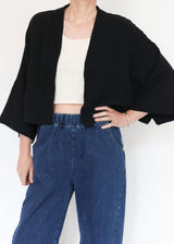 Lotus Cardigan - Black