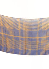 Echarpe Shawl Tweed Check - Indigo