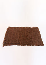 Handwoven Crepe Wrap - Rust OS