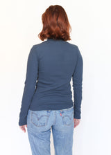 L/S Mockneck - Deep Teal