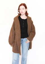 Double Face Coat - Rust