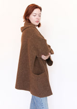 Double Face Coat - Rust