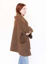 Double Face Coat - Rust
