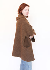 Double Face Coat - Rust