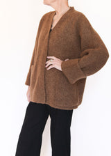 Double Face Cardigan - Rust