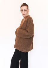 Double Face Cardigan - Rust