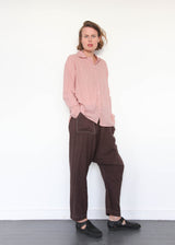 Full Length Pull On Pant - Chocolate