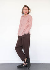 Full Length Pull On Pant - Chocolate