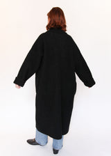 Double Face Long Coat - Black OS