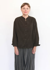Nehru Shirt - Dark Forest