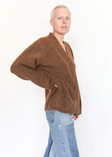 Double Face Cardigan - Rust