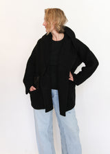 Double Face Coat - Black